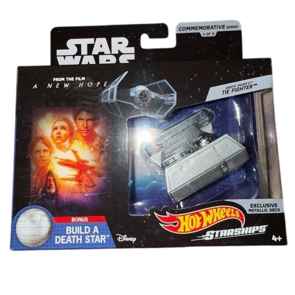 Hot Wheels Star Wars Starships Darth Vader TIE Fighter‎ Commemorative 4/9